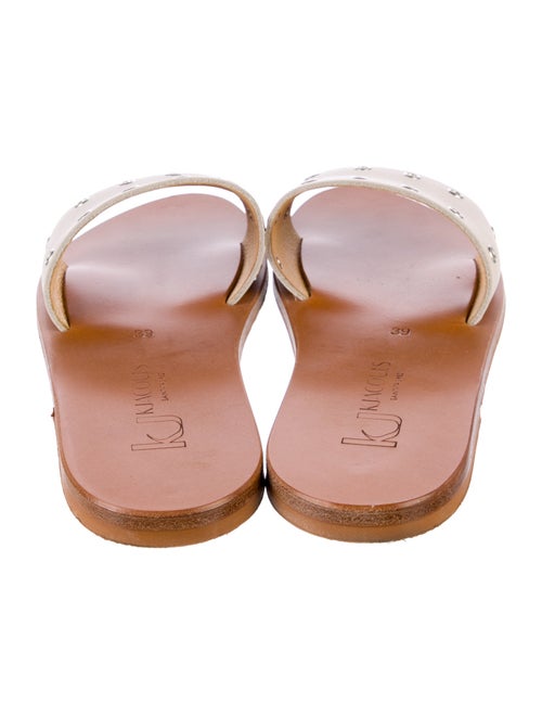 K.Jacques Leather Slides