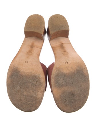 K.Jacques Suede Slides