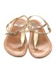 K.Jacques Leather T-Strap Sandals