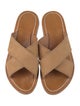 K.Jacques Leather Slides