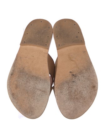 K.Jacques Leather Slides