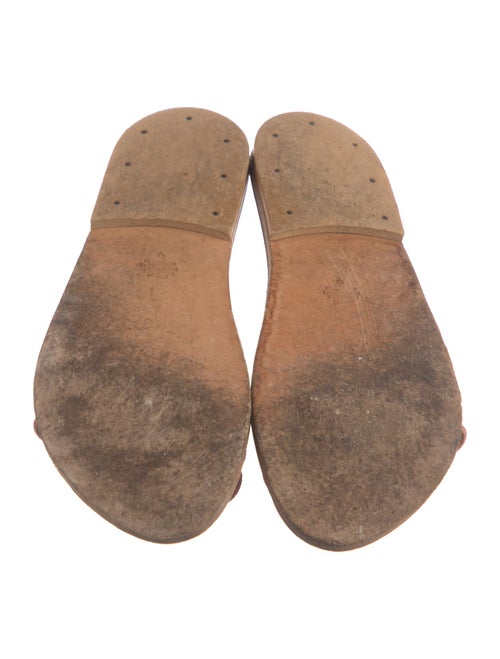 K.Jacques Leather Slides