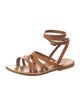 K.Jacques Leather Gladiator Sandals