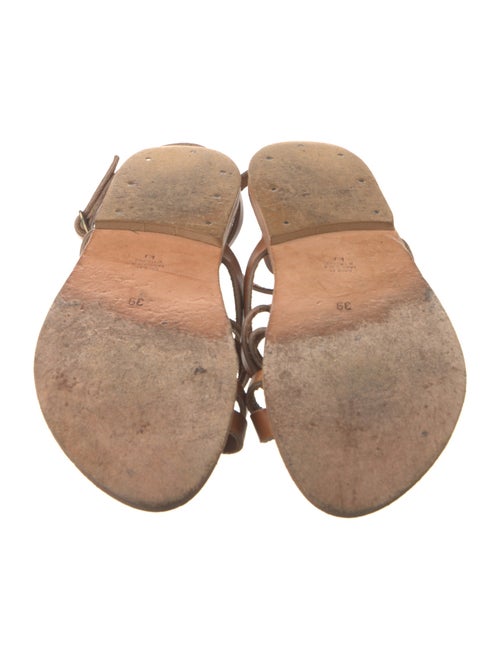 K.Jacques Leather Gladiator Sandals