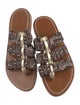 K.Jacques Leather Printed Slides