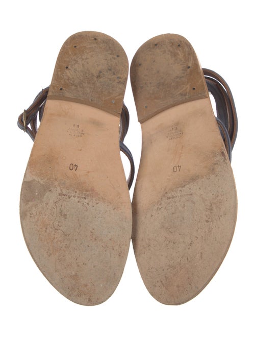 K.Jacques Leather Gladiator Sandals