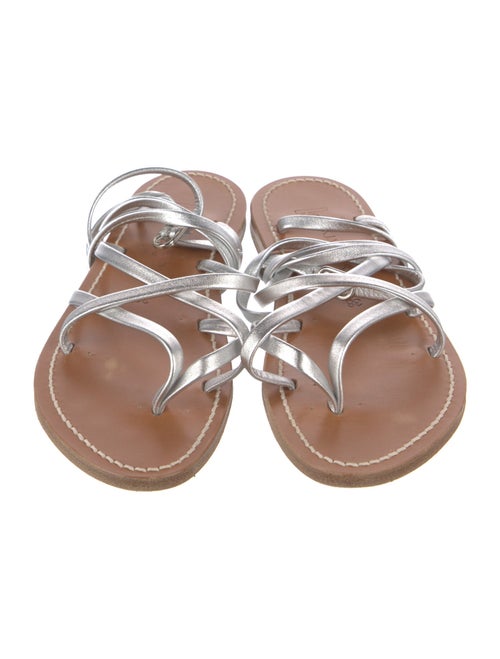 K.Jacques Leather Gladiator Sandals