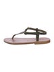K.Jacques Leather T-Strap Sandals