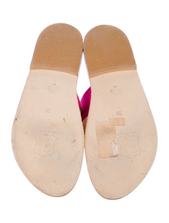 K.Jacques Suede Slides