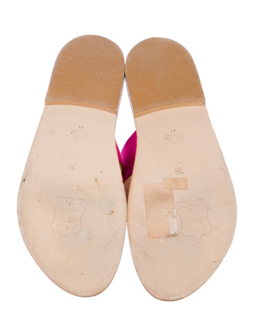 K.Jacques Suede Slides