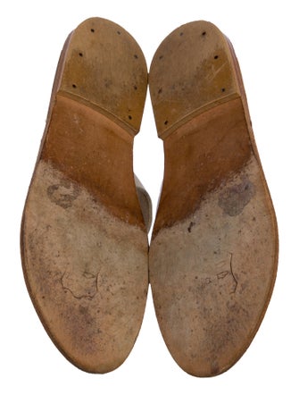 K.Jacques Leather Slides