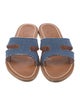 K.Jacques Leather Slides