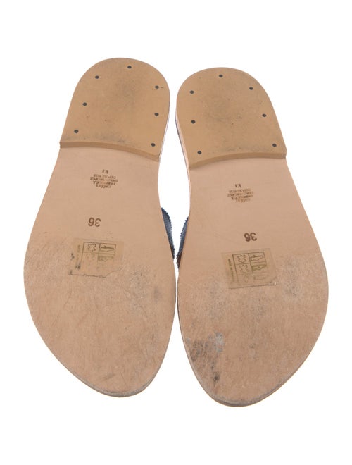 K.Jacques Leather Slides