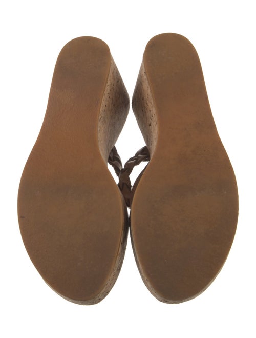 K.Jacques Leather Slides