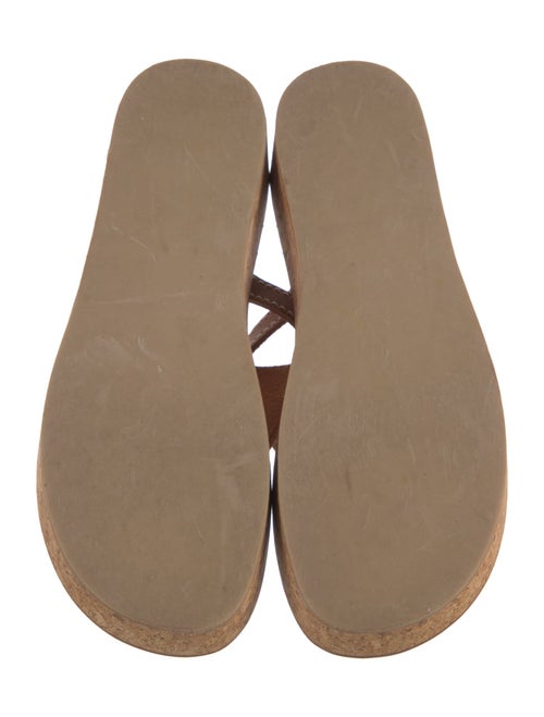 K.Jacques Leather Slides