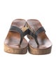 K.Jacques Leather Slides