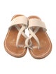 K.Jacques Leather Slides