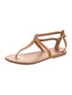 K.Jacques Leather T-Strap Sandals
