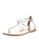 K.Jacques Leather T-Strap Sandals