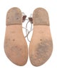 K.Jacques Leather T-Strap Sandals