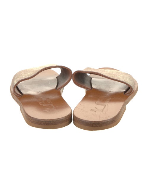 K.Jacques Leather Slides