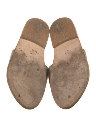 K.Jacques Leather Slides