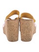 K.Jacques Suede Slides