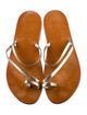 K.Jacques Bolzano Toe-Ring Sandals Leather Slides