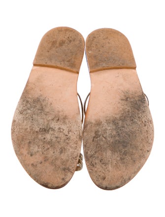 K.Jacques Bolzano Toe-Ring Sandals Leather Slides