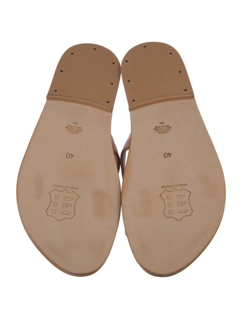 K.Jacques Leather Slides