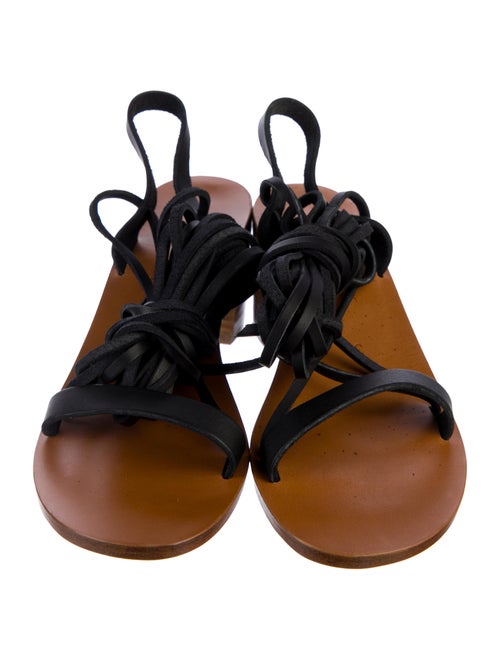 K.Jacques Leather Gladiator Sandals