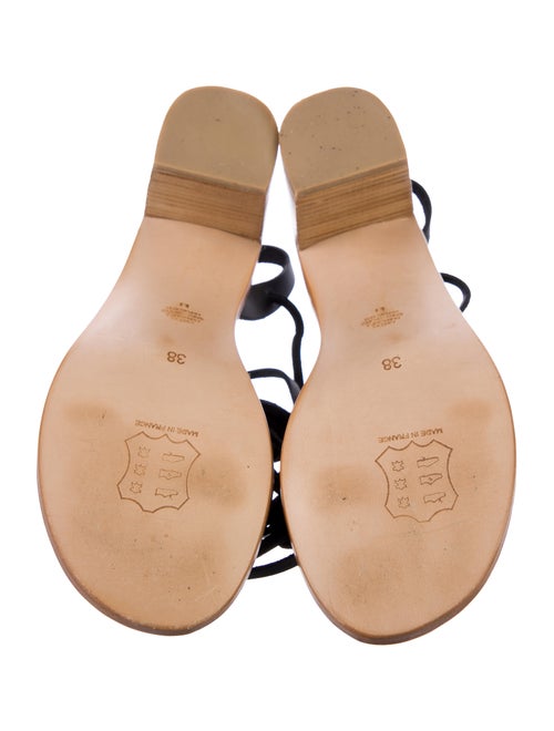 K.Jacques Leather Gladiator Sandals