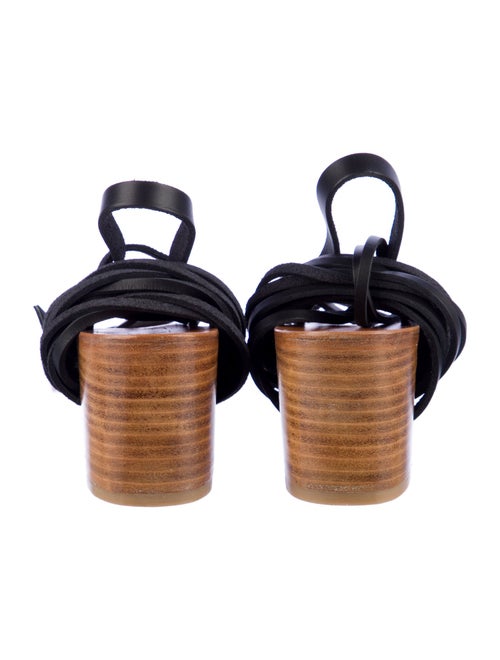 K.Jacques Leather Gladiator Sandals