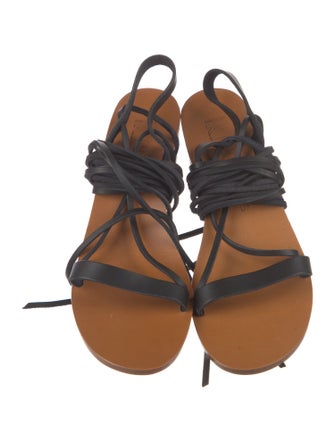 K.Jacques Leather Gladiator Sandals