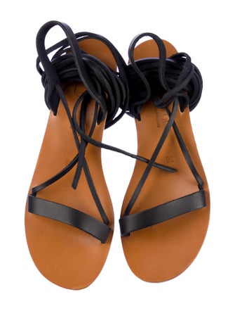 K.Jacques Leather Gladiator Sandals