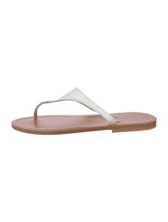 K.Jacques Leather Flip Flops