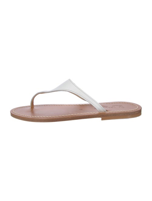 K.Jacques Leather Flip Flops