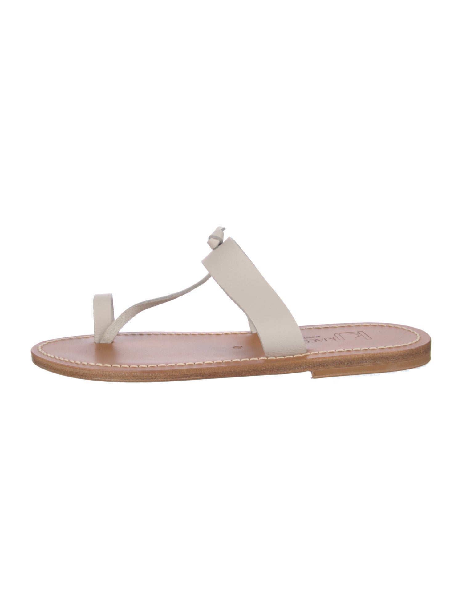 K.Jacques Leather Flip Flops