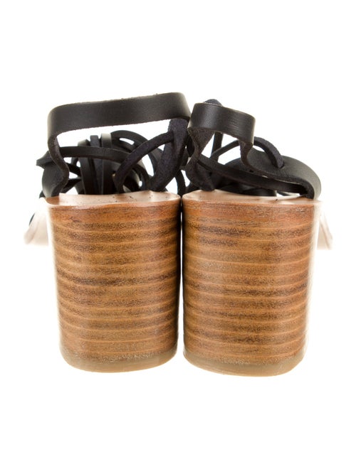 K.Jacques Leather Gladiator Sandals