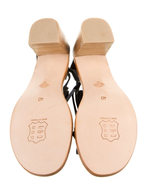 K.Jacques Leather Gladiator Sandals