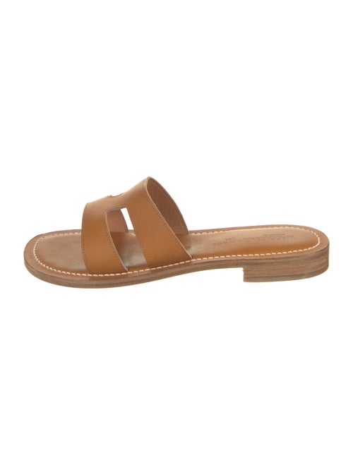K.Jacques Leather Slides