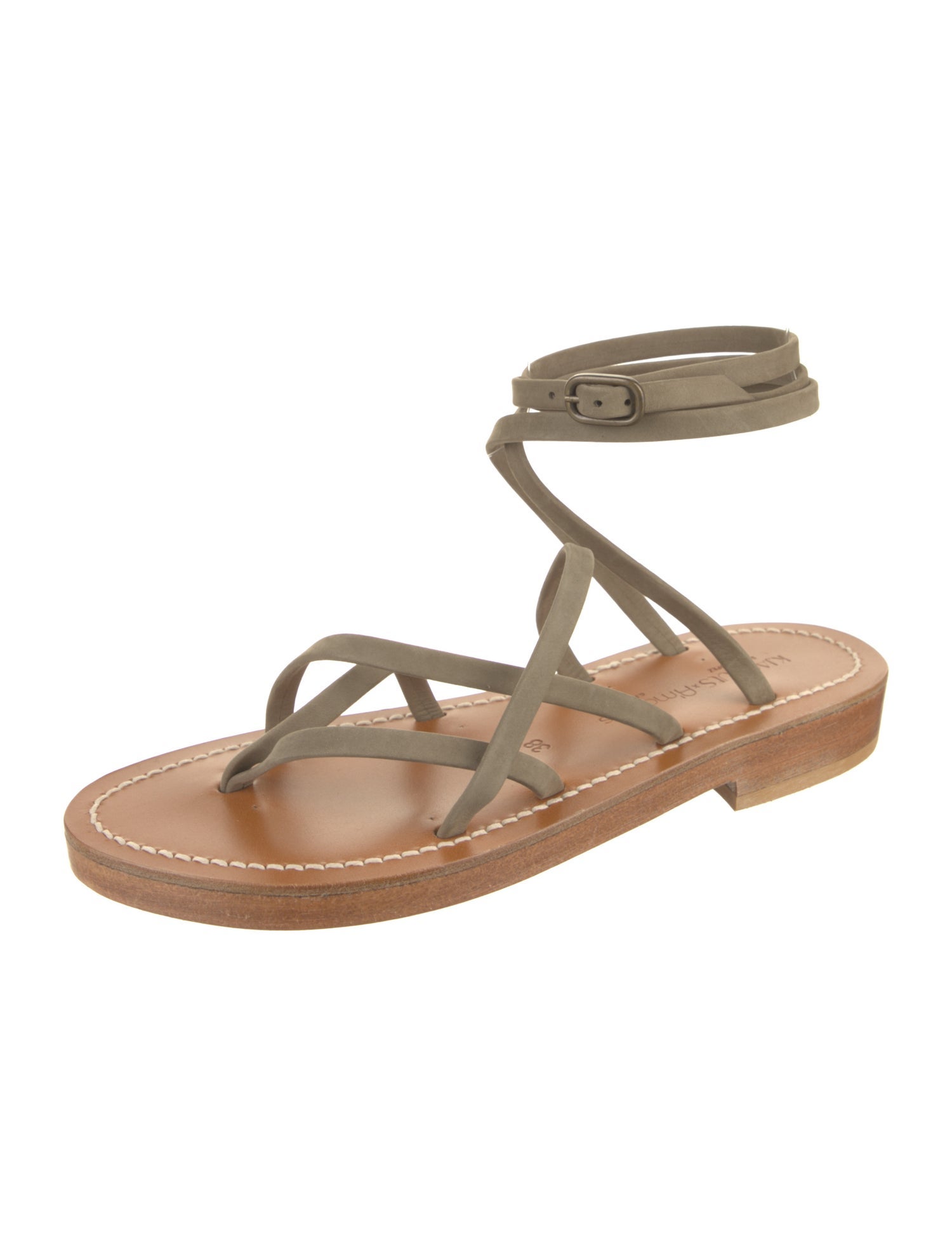 K.Jacques Leather Gladiator Sandals w/ Tags