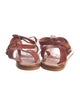 K.Jacques Leather T-Strap Sandals