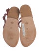 K.Jacques Leather T-Strap Sandals