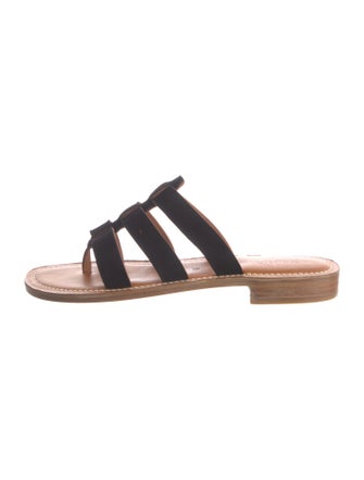 K.Jacques Leather Slides