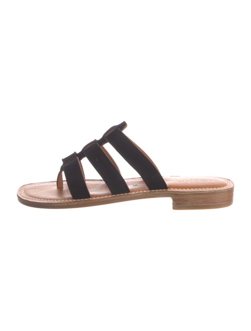 K.Jacques Leather Slides