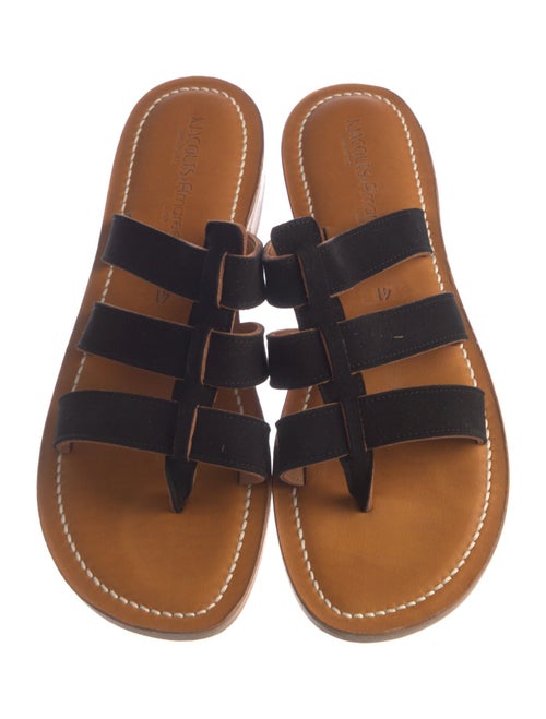 K.Jacques Leather Slides