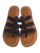 K.Jacques Leather Slides