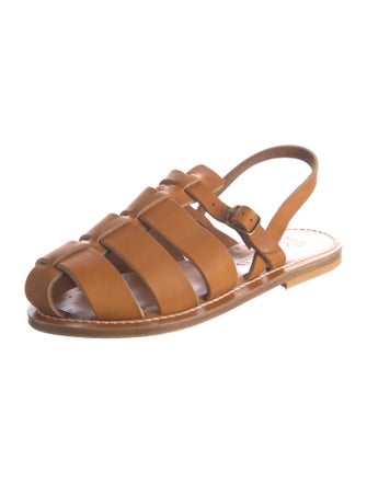 K.Jacques Suede Slingback Flats