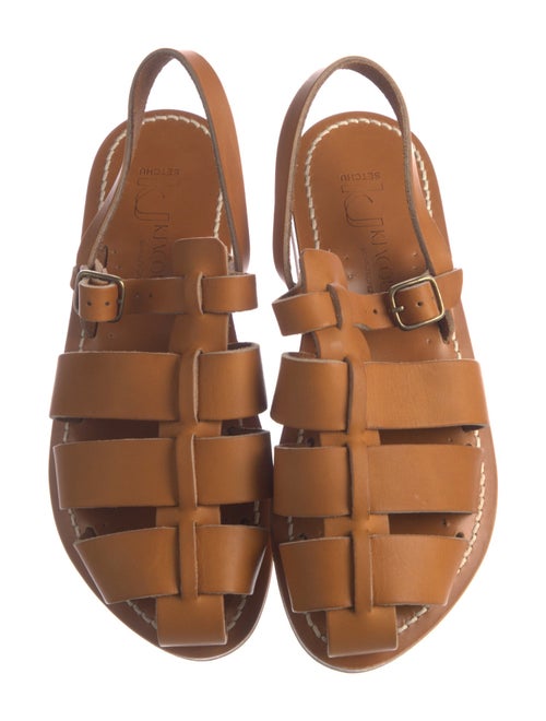 K.Jacques Suede Slingback Flats